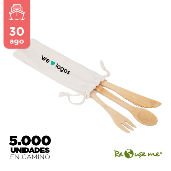Set Cutlery Bamboo (Próximo Arribo)