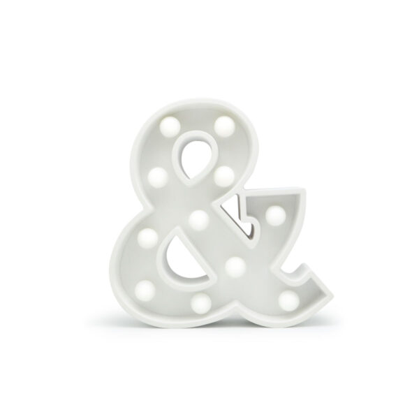 SÍMBOLO LUMINOSO MY TYPE AMPERSAND